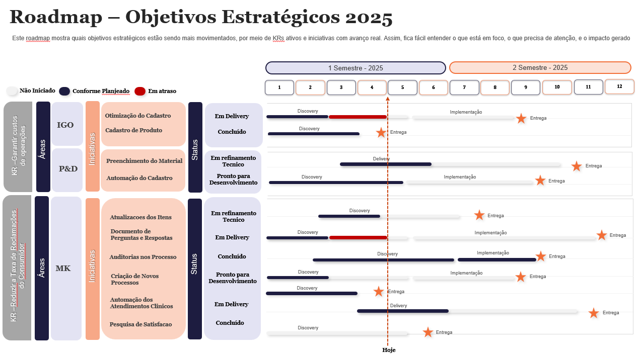 Roadmap - Objetivos Estratégicos 2025